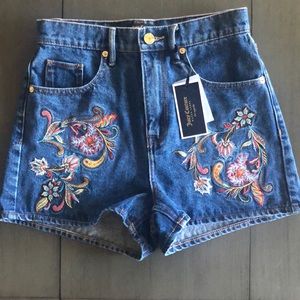 High waisted shorts